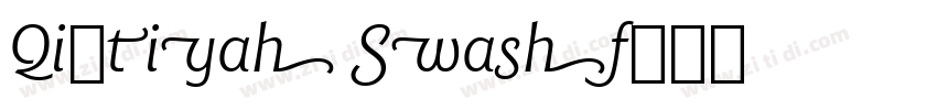 Qibtiyah Swash字体转换